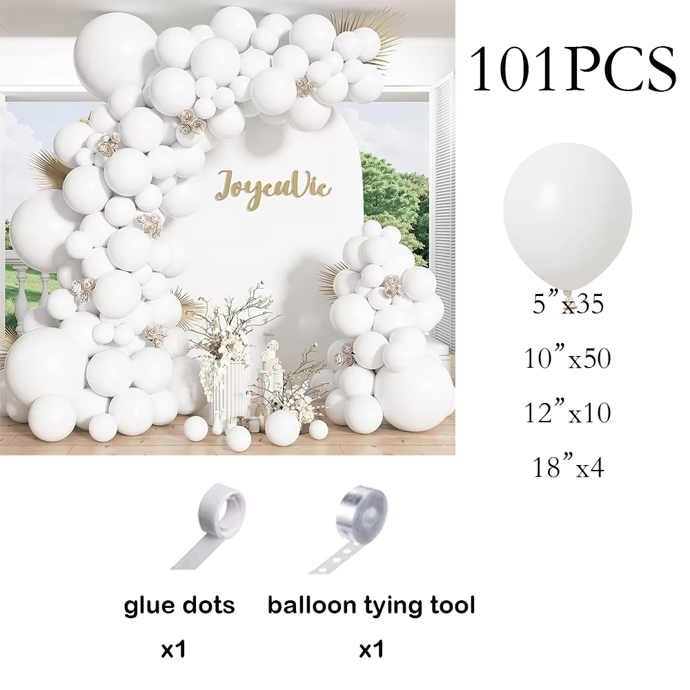 Wedding Theme Balloons Garland - Balloon Arch Kit ulasan dan harga
