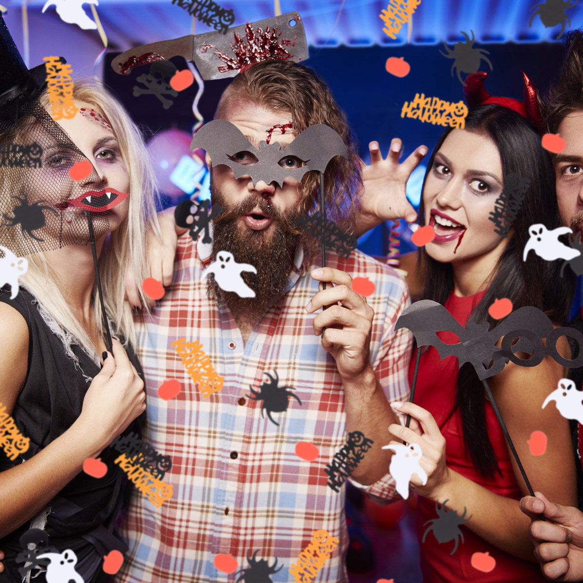 78g Mixed Halloween Party Pape - Papercraft Supply Confetti ulasan dan harga