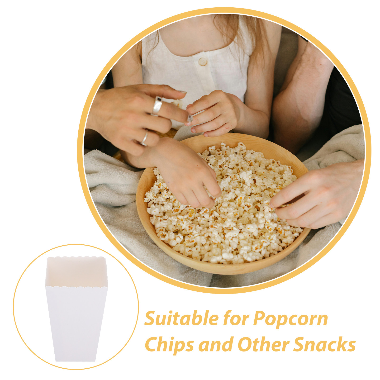 50Pcs Party Disposable Popcorn - Event Party Box ulasan dan harga