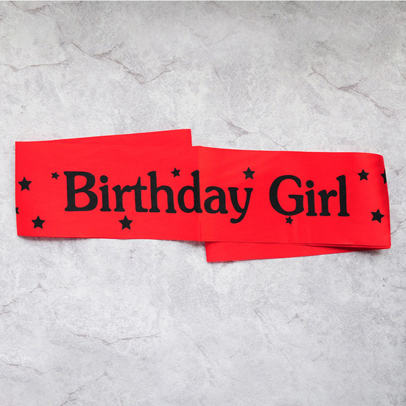 Birthday Girl Ribbons Shoulder - Birthday Sash Glitter ulasan dan harga