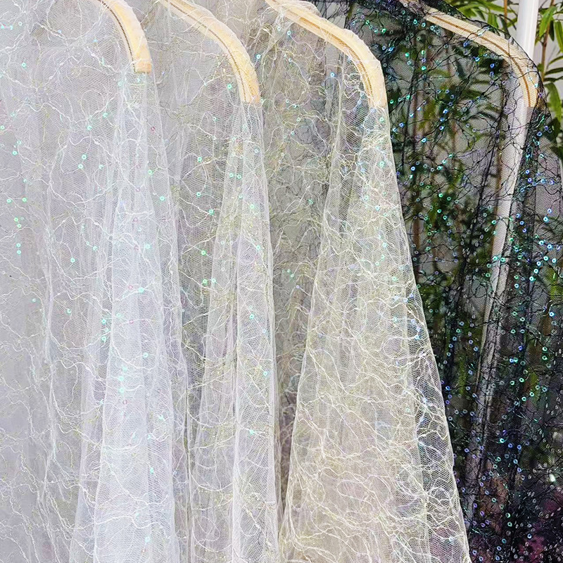 4 Colors French Tulle Evening  - Glitter Tablecloth ulasan dan harga