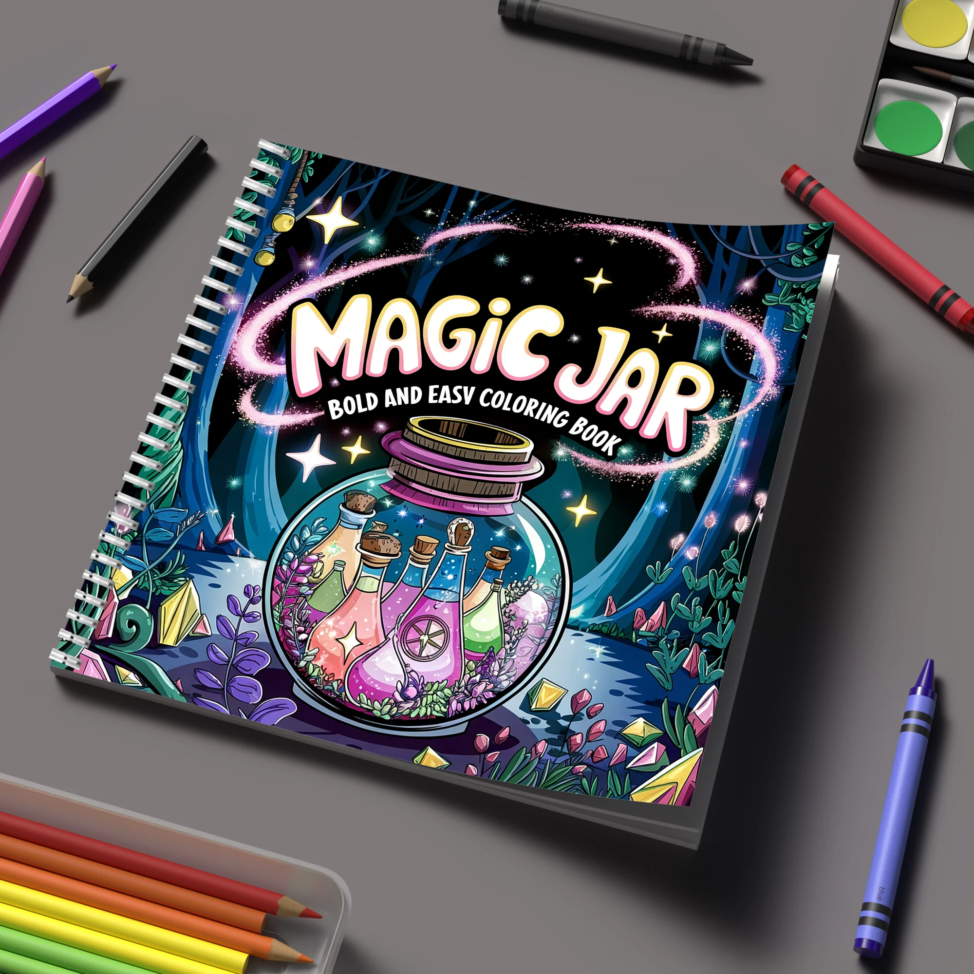 Coloring Book Magic Jar for Ad - Event Supplies ulasan dan harga