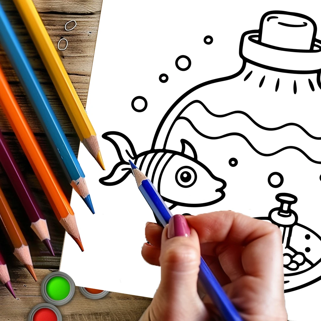 Coloring Book Magic Jar for Ad - Event Supplies ulasan dan harga