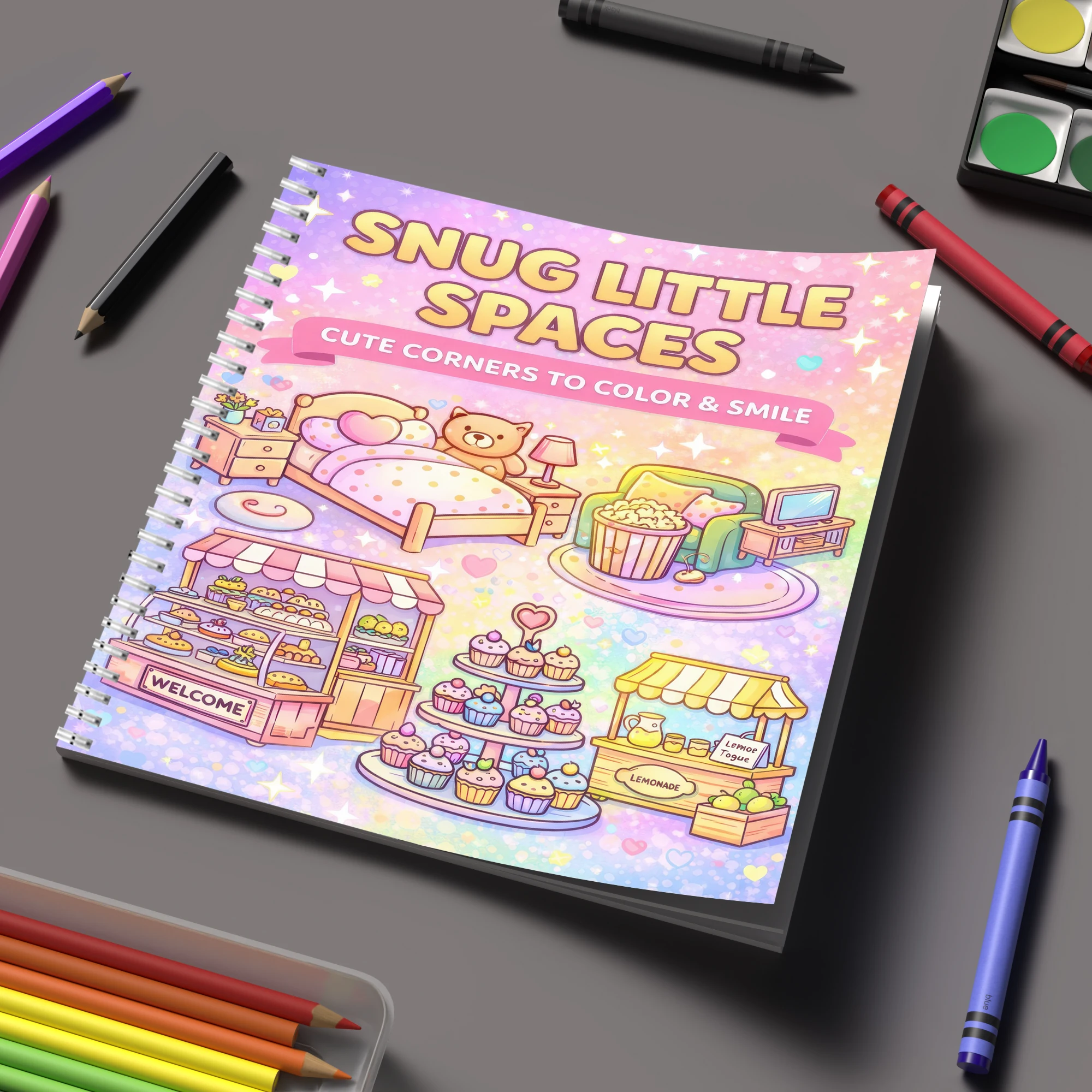 Coloring Book Little Spaces fo - Event Supplies ulasan dan harga