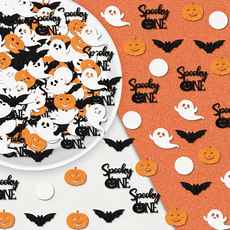 Halloween Table Confetti Orang - Papercraft Supply Confetti ulasan dan harga