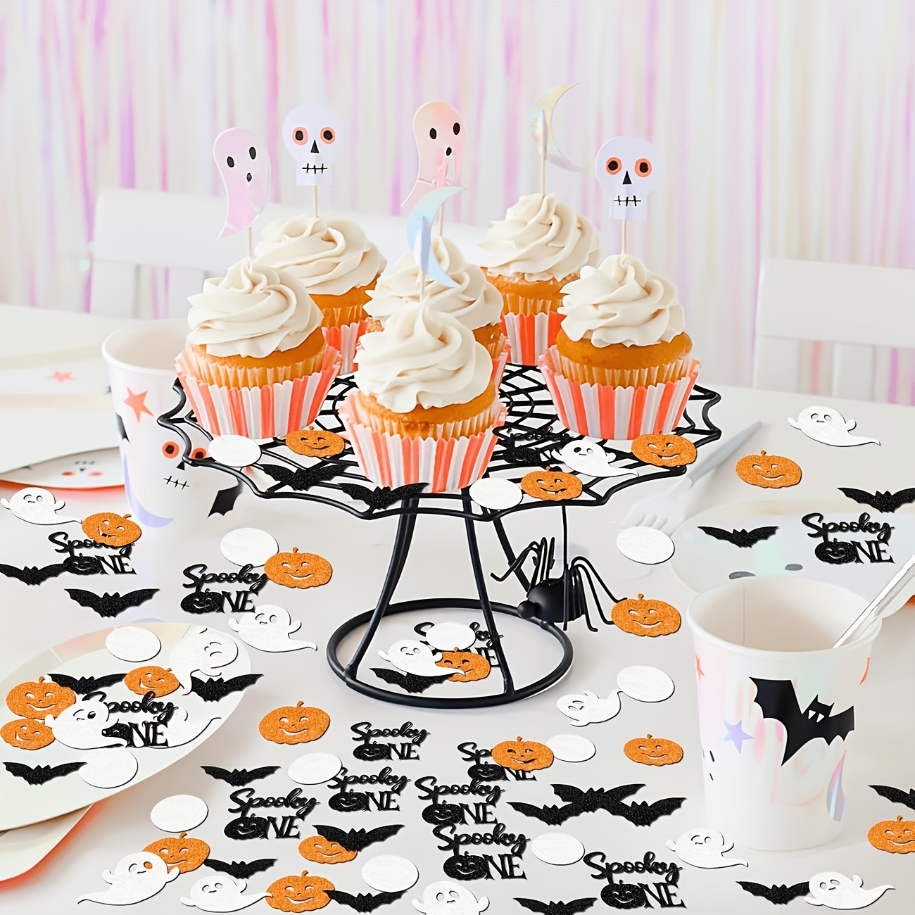 Halloween Table Confetti Orang - Papercraft Supply Confetti ulasan dan harga