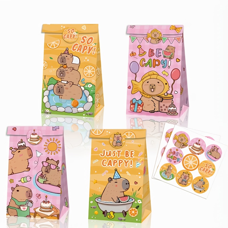 12/24/48pcs Capybara Candy Bag - Event Party Box ulasan dan harga