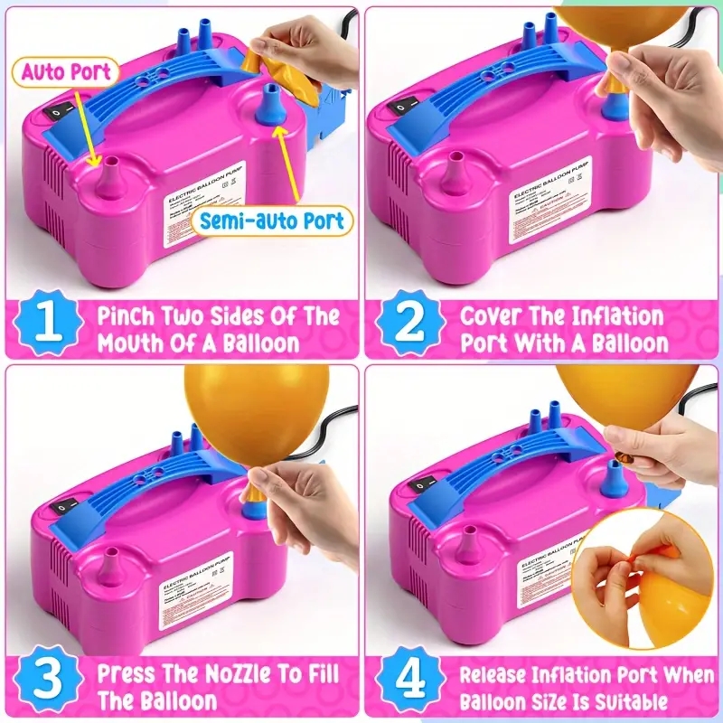 1pc, Balloon Inflatable Electr - Balloon Pump Hand ulasan dan harga