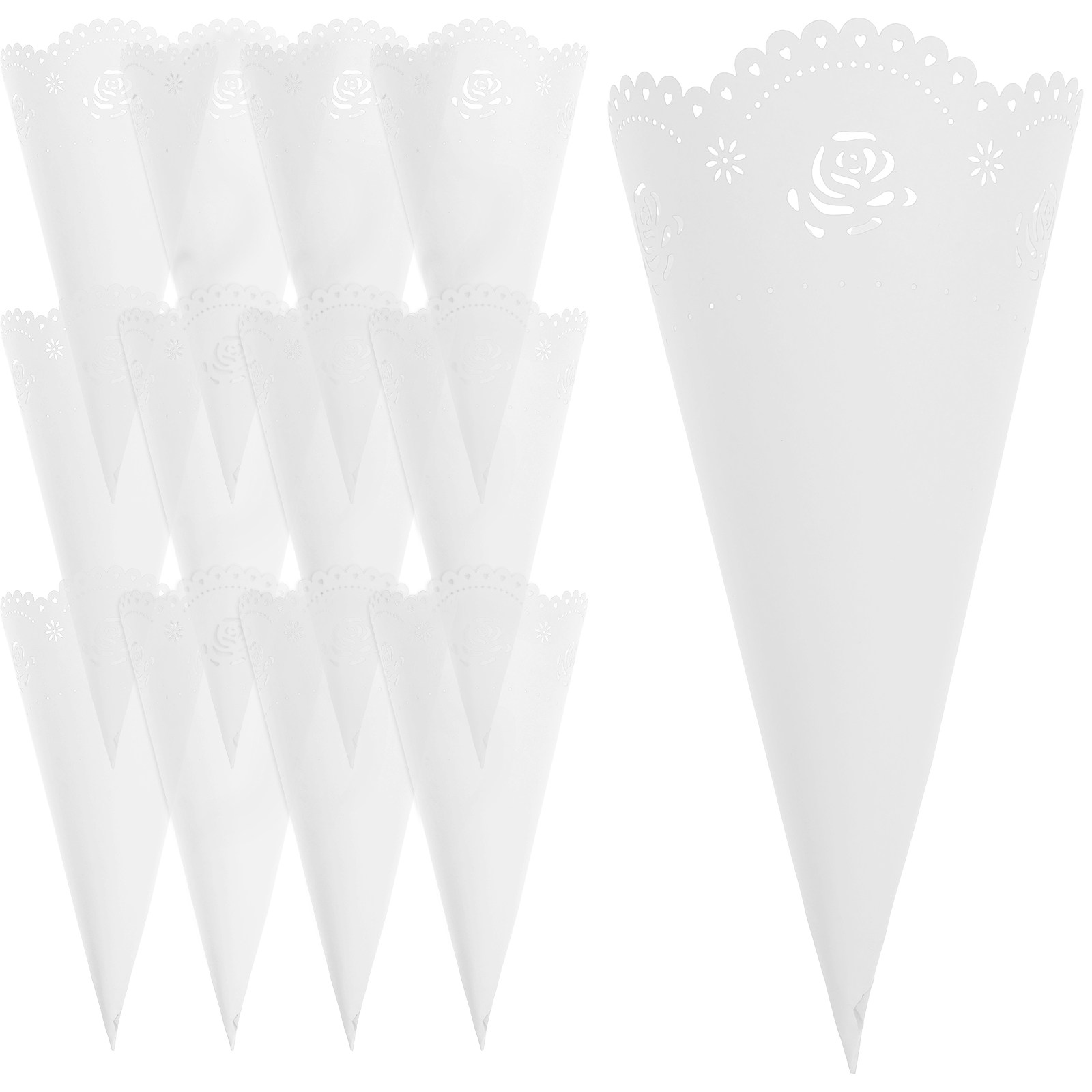 20Pcs Hollow Confetti Holders  - Papercraft Supply Confetti ulasan dan harga