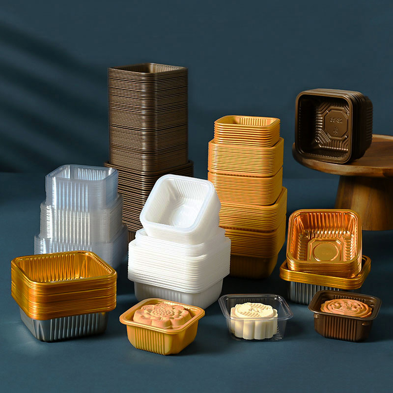 100pcs Mooncake Plastic Tray P - Event Party Box ulasan dan harga
