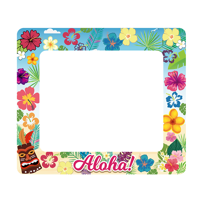 1pc Hawaiian Aloha Theme Infla - Photo Booth Frame ulasan dan harga