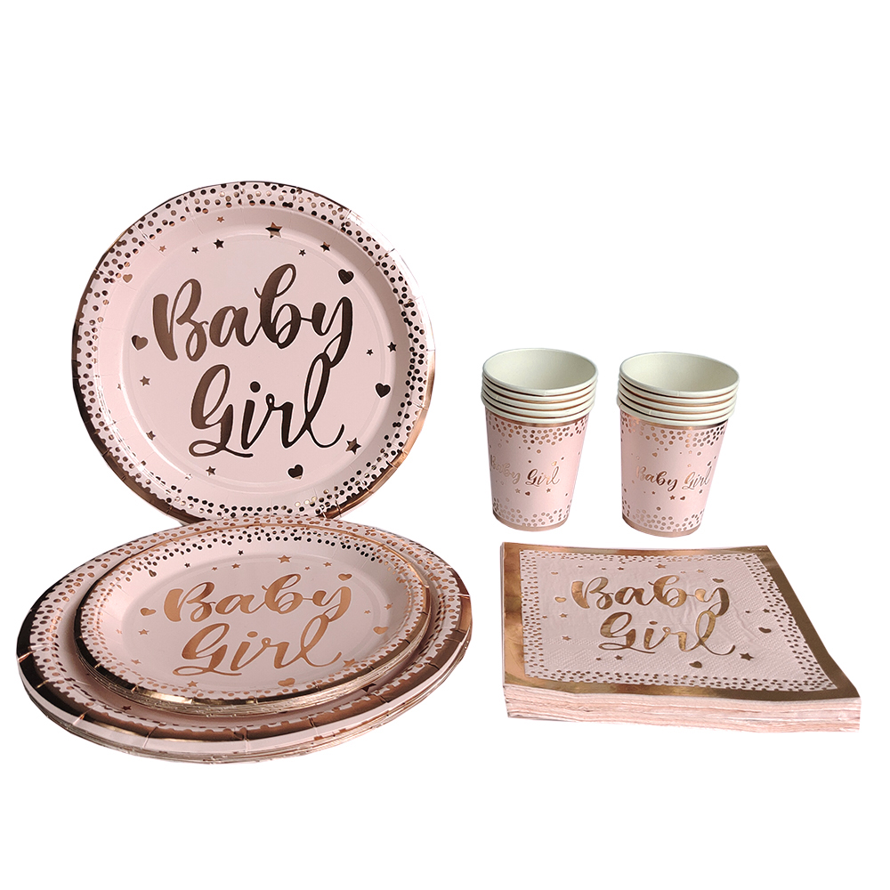 Rose Gold Party Disposable Tab - Paper Straw Color ulasan dan harga