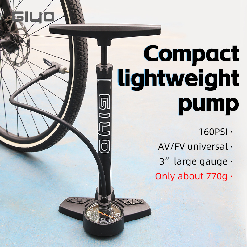 GIYO 160PSI Bicycle Floor Pump - Balloon Pump Hand ulasan dan harga