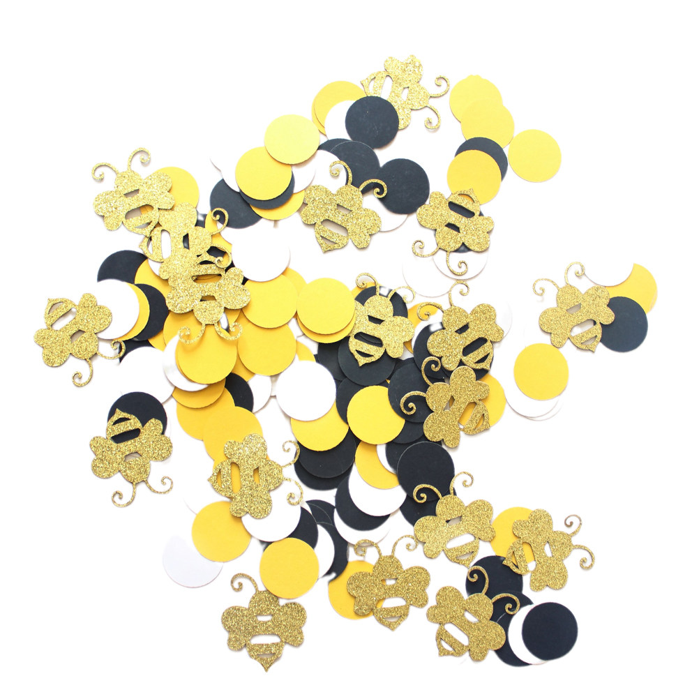 1Set Cartoon Bee Paper Scrap R - Papercraft Supply Confetti ulasan dan harga