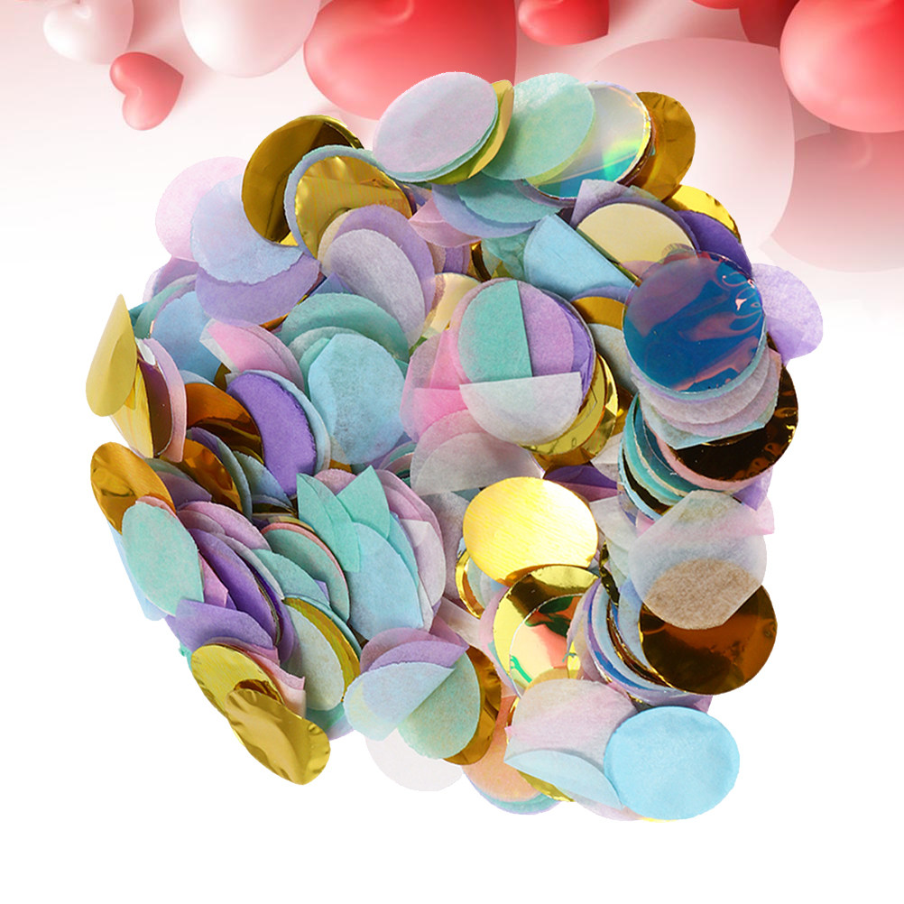 1Pack 50G Elegant Round Paper  - Papercraft Supply Confetti ulasan dan harga