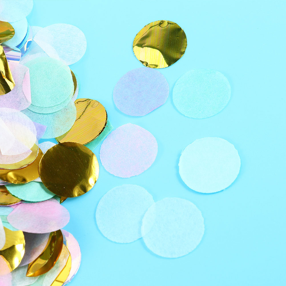 1Pack 50G Elegant Round Paper  - Papercraft Supply Confetti ulasan dan harga