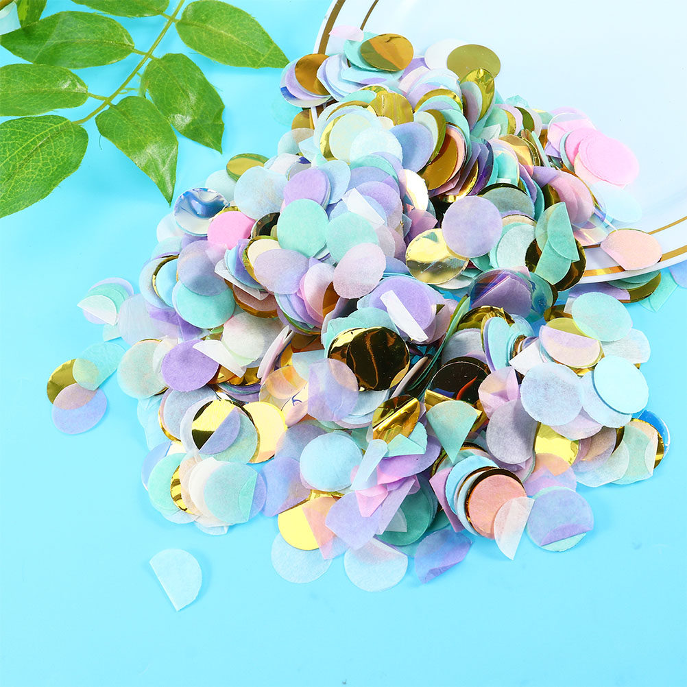 1Pack 50G Elegant Round Paper  - Papercraft Supply Confetti ulasan dan harga