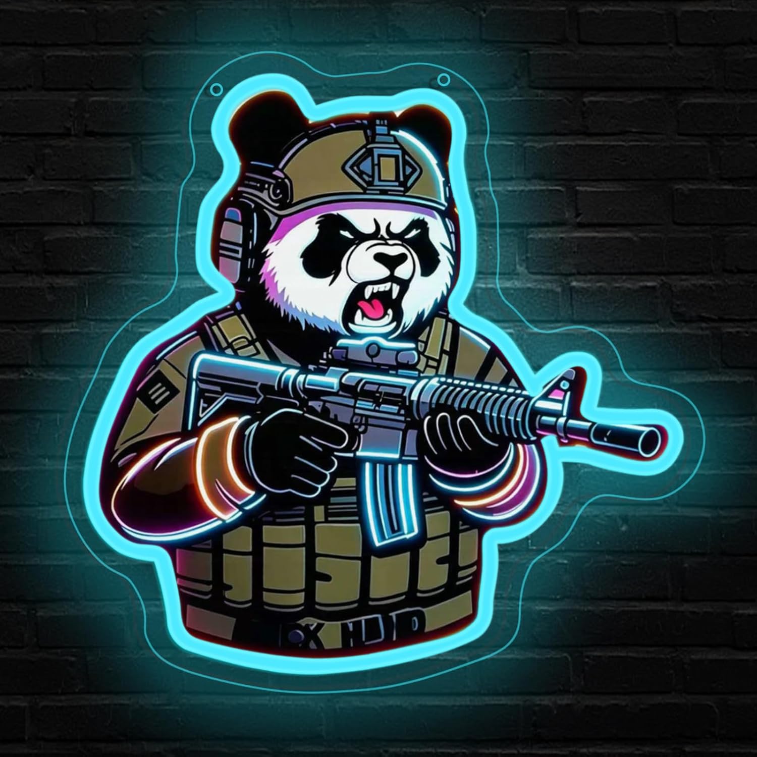 Tactical Panda Neon Sign USB P - Neon Sign Party ulasan dan harga