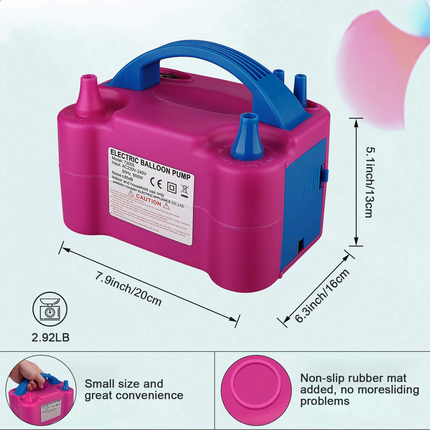 Portable Electric Balloon Blow - Balloon Pump Hand ulasan dan harga